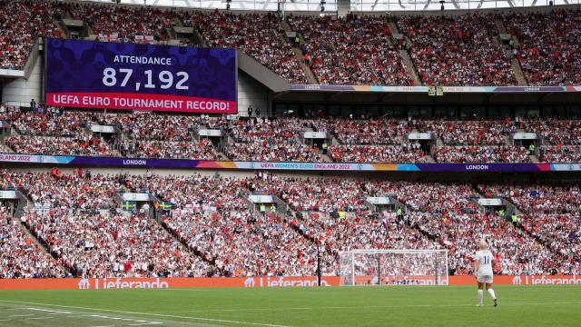 开云平台-欧洲杯足总杯创纪录 大英球迷会看女足世界杯么？