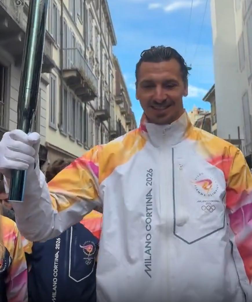 kaiyun-荣耀时刻，米兰名宿伊布参与2026冬奥会圣火传递