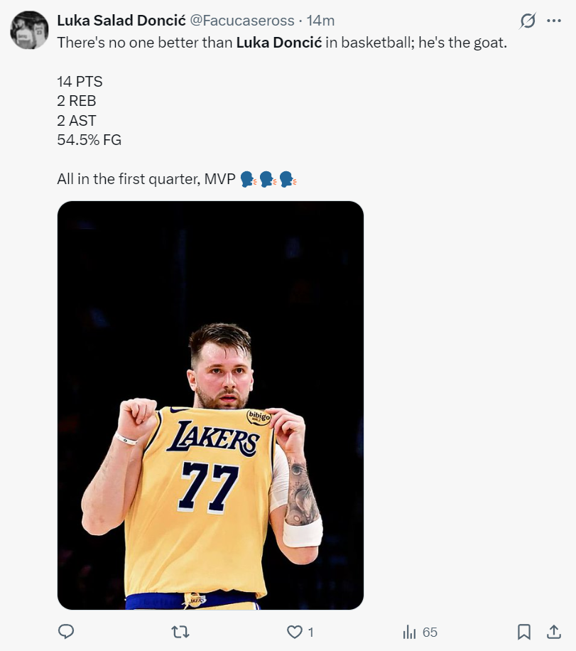 开云体育-拒投空位三分遭名嘴吐槽！东契奇在场-17湖人最差 32+11+8仍罪人