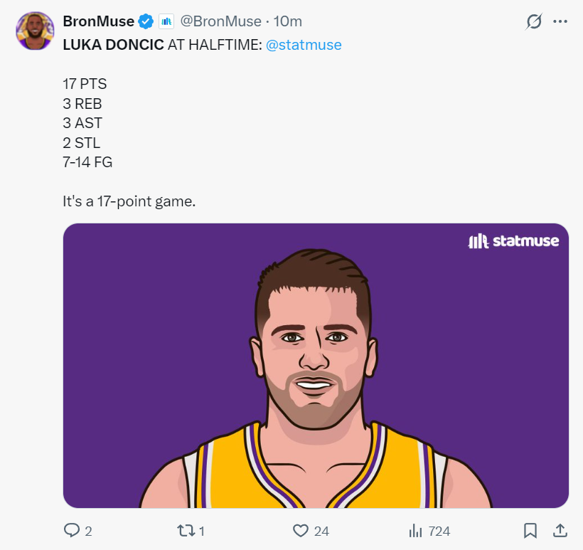 开云体育-拒投空位三分遭名嘴吐槽！东契奇在场-17湖人最差 32+11+8仍罪人