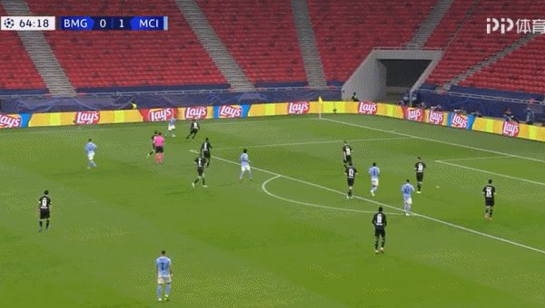 【欧冠】B席传射 热苏斯首发建功 曼城2比0客胜门兴